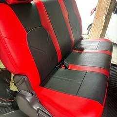 お話し中　
ハイエース　　シートカバー　ヘリオス中古破れなどなしの画像
