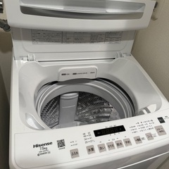 【購入後、半年以内】Hisense洗濯機7.5キロの画像