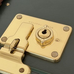 グローブトロッター　センテナリー　グリーン/ブラウン　スーツケースの画像