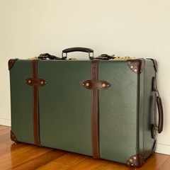 グローブトロッター　センテナリー　グリーン/ブラウン　スーツケースの画像