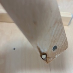 60cmキッズ丸テーブル　ナチュラル色　の画像