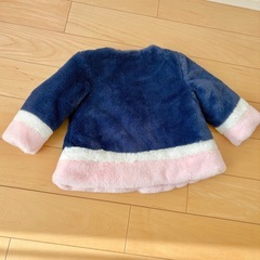 超美品 ベビー ベビー服　70 80 ファー コート ファーコート 上着の画像