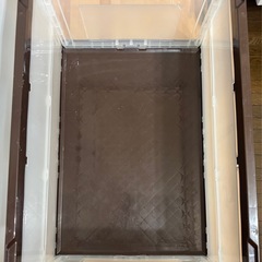 【数日取り下げます🙇】折りたたみコンテナ 焦茶色 1個の画像