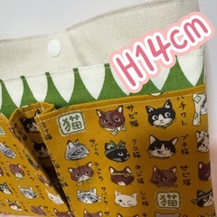 バッグインバッグ サコッシュ 作業ポーチ ナースポーチ  オーガナイザー 猫図鑑の画像