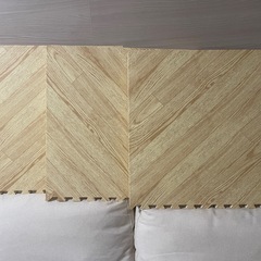 タンスのゲン　ヘリンボーン　
ジョイントマット 大判20mm厚　6枚 の画像