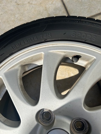 ノーマルタイヤホイールセット165/55/R15