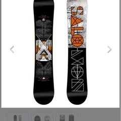 スノーボード（板、バイン、ケース3点セット）の画像