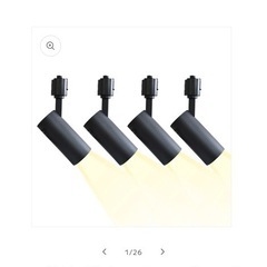 ダクトレール1.5m スポットライト付き 照明器具 数回のみ使用しました。の画像