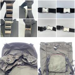 PRADA プラダ 巾着型 リュックサック バックパック デイパック テスートナイロン カーキ 白タグ 三角ロゴプレート トライアングルロゴプレートの画像