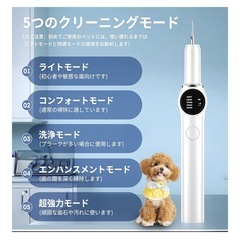 超音波　ペット歯磨き　クリーナー　新品の画像