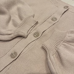 ANGIE 2WAY ニット カーディガン アイボリーの画像