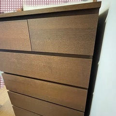 交渉受付ます　IKEA MALM タンス チェスト 引き出し 衣装たんす 衣装収納 の画像