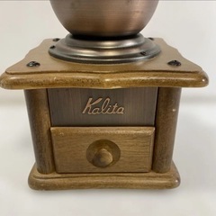 Kalita 手挽きコーヒーミル カリタ 銅板ミル レトロ インテリア 木製の画像