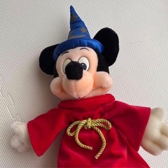 ファンタジアミッキーマウス 魔法使い ぬいぐるみ ディズニーランドの画像