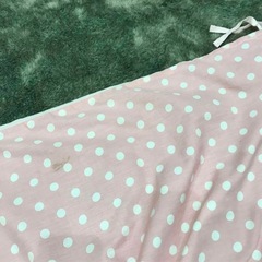 ニトリ　ドット柄布団カバーの画像