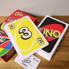 【数回のみ使用】ジャイアントウノ GIANT UNO カードゲーム Mattel マテルの画像