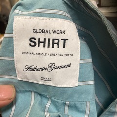 GLOBAL WORK 　男性シャツ　Sサイズの画像
