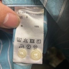 GLOBAL WORK 　男性シャツ　Sサイズの画像