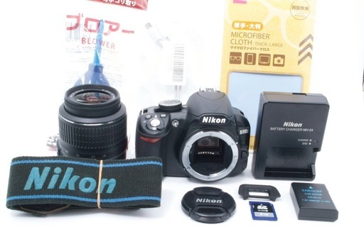 ❤️極美品☘️Nikon D3100⭐️スマホ転送 動画初心者 すぐ使用 本格