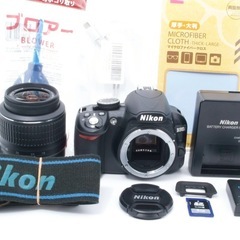 決まりました　Nikon D3100⭐️スマホ転送 動画　初心者 すぐ使用 本格撮影 おまけ多！ 動画撮影も可能！！レンズつき！初心者にも簡単！🔰すぐに使える！！❤️の画像