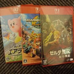 Switch スイッチ人気ソフト 3点 マリオカートワールド カ...