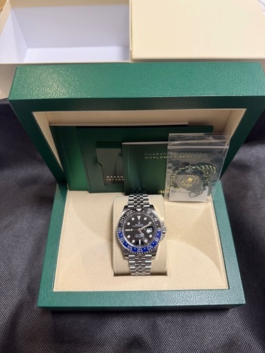 Rolex GMT Master Ⅱ 126710BLNR 2025/01ギャランティ