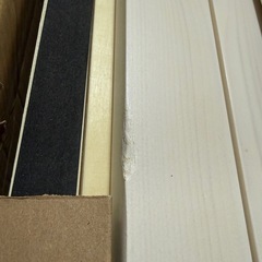 天然木パイン脚付すのこベッド（シングル）の画像