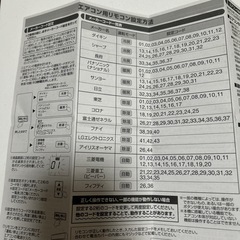 エルパ　エアコン汎用リモコンの画像