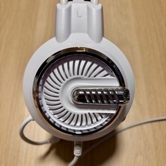 猫耳ゲーミングヘッドセット ホワイトの画像