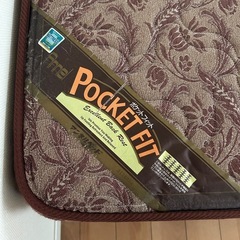 シングルベッド　フレーム+マットレス　
引き出し2カ所付きの画像