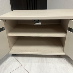 テレビボード 白の画像