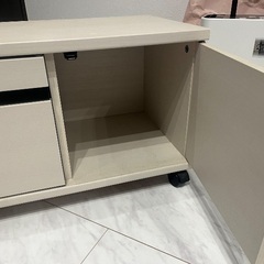 テレビボード 白の画像