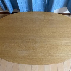 ニトリの楕円形リビングこたつ★天板120cm×75cm★の画像