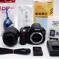 ❤️美品❤️スマホ転送⭐️Nikon D3100 動画も撮れる！🔰初心者！すぐ使える！簡単本格撮影！付属品多数！☘️ の画像