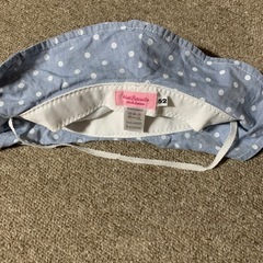 帽子　幼児　ベビー　52cm ドット　女の子の画像