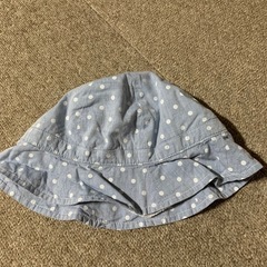 帽子　幼児　ベビー　52cm ドット　女の子の画像