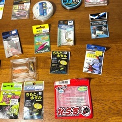 アジング メバリング ワーム ジグヘッド その他 おまけ付き まとめて 釣具の画像