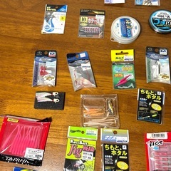 アジング メバリング ワーム ジグヘッド その他 おまけ付き まとめて 釣具の画像