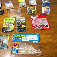 アジング メバリング ワーム ジグヘッド その他 おまけ付き まとめて 釣具の画像