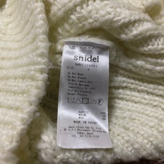 美品　snidel 肩あきニット の画像