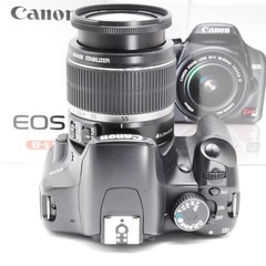❤️極美品✨スマホ転送⭐️Canon Kiss X2 🔰初心者！純正箱付き　すぐ使える！簡単本格撮影！付属品多数！ ◆標準レンズ、説明書箱つき！デジタル一眼レフカメラ☘️の画像