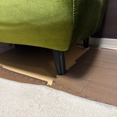 決まりました！2人でゆったり座れるソファの画像