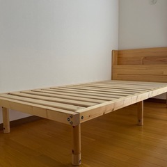 【至急】シングルベッド　マットレス、フレームの画像