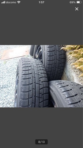 まだまだ使えます！ スタッドレス タイヤ 175/65/R15 YOKOHAMA ヨコハマ アイスガード ice GUARD アルミホイール 社外品