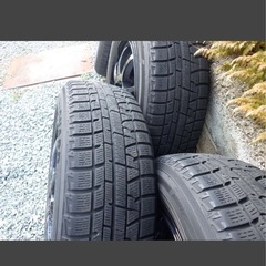 まだまだ使えます！ スタッドレス タイヤ 175/65/R15 YOKOHAMA ヨコハマ アイスガード ice GUARD アルミホイール 社外品の画像