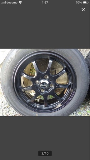 まだまだ使えます！ スタッドレス タイヤ 175/65/R15 YOKOHAMA ヨコハマ アイスガード ice GUARD アルミホイール 社外品