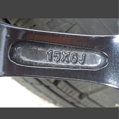 まだまだ使えます！ スタッドレス タイヤ 175/65/R15 YOKOHAMA ヨコハマ アイスガード ice GUARD アルミホイール 社外品の画像