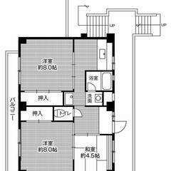 ◆敷金・礼金が無料！◆ビレッジハウス津田1号棟 (403号…