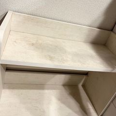 ニトリ　リズバレー　レンジ台　食器棚　　の画像