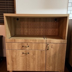 至急‼️　LOWYA (ロウヤ)　キッチンカウンター キッチンボード キッチンキャビネットの画像